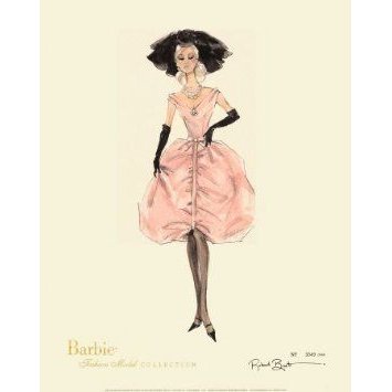 Signed Barbie(バービー) Robert Best Fashion Print Blush Becomes