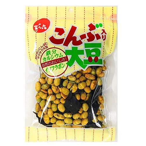 でん六 こんぶ入り大豆 80g×12袋