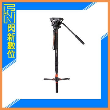 搶券最高折320｜Coman 科漫 DX428AQ5S 旋鈕式 鋁合金 單腳架 附Q5S雲台+支撐三腳底座 公司貨