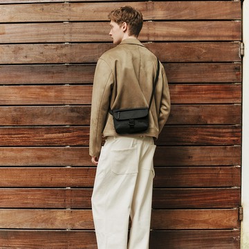 【GASTON LUGA】Splash Crossbody Weave 編織斜背包