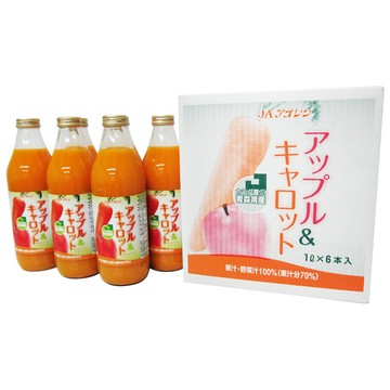 日本青森縣 蘋果紅蘿蔔汁(每瓶約1公升)