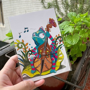 變色龍 Chameleon  明信片