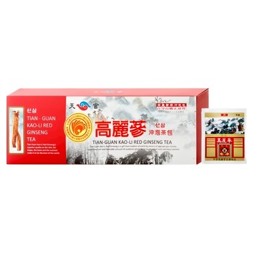 華陀扶元堂 高麗蔘沖泡茶包  2g  20包  1盒