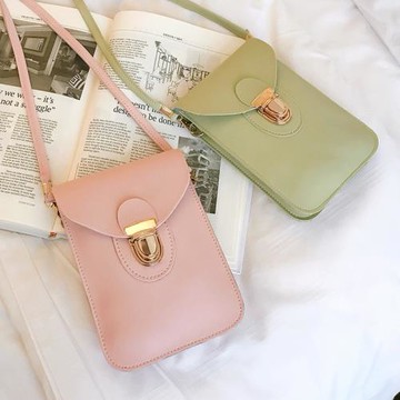 手機包女小包包2025新款夏天百搭斜挎包二層零錢包時尚豎款單肩包