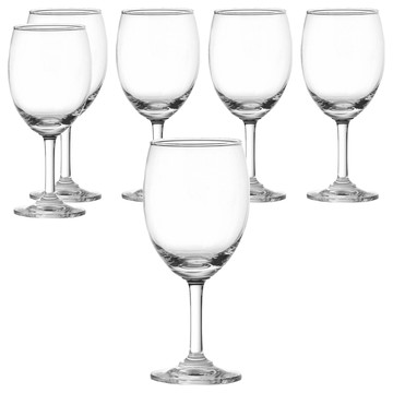 Ocean Glass 標準型紅酒杯 玻璃材質 240ml 泰國製  6個