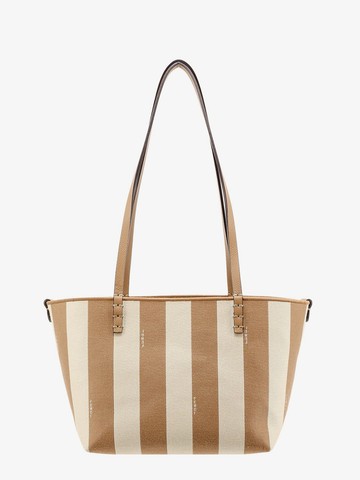 Canvas shoulder bag with pequin stripes - FENDI - gender_Woman