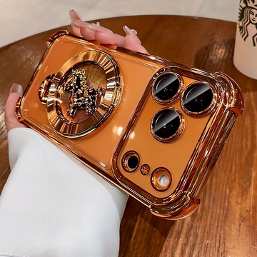 冰晶盾 馬上有錢 旋轉陀螺支架 適用 iPhone 17 16 15 14 13 12 11 pro max 手機殼