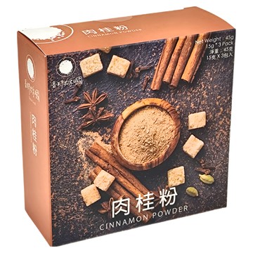 香料共和國 肉桂粉 3包  15g  1盒
