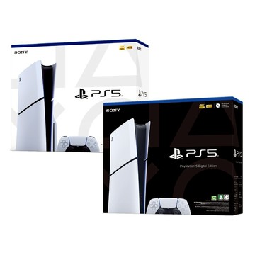 【現貨不用等】PS5 Slim 主機 光碟版/數位版 台灣公司貨 P5主機 新版PS5 薄型 VR2 情人節 尾牙