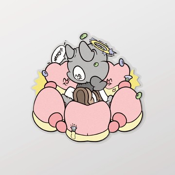 124land聯名款/蝕影/車貼、貼紙、軟磁 SunBrother孫氏兄弟 防水貼紙 車貼貼紙 軟性磁貼