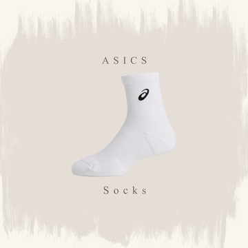 ASICS亞瑟士 短筒襪 襪子 純白 "單雙" 3053A166-100