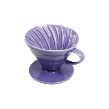 HARIO 好璃奧 彩虹磁石濾杯 V60 02  VDC-02-PU-TW 神秘紫 1~4杯  1個  1~4杯