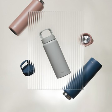 【WOKY沃廚】輕芯鈦提手運動保溫瓶600ml