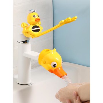 寶寶水龍頭延伸器防濺水兒童洗手延伸器卡通水龍頭套嘴導水槽延長