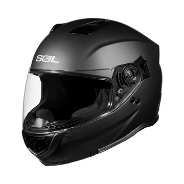 【SOL Helmets】SF-7全罩式安全帽 (素色_素消光黑) ｜ SOL安全帽官方商城