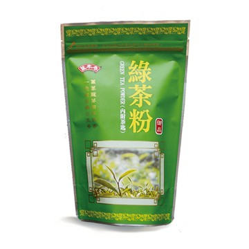 【萬年春】台灣原葉研磨綠茶粉100g(無糖)/優格提味 飲品沖泡