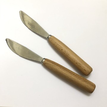 ［沐沐屋］木頭 餐具 木柄餐刀 兒童餐刀
