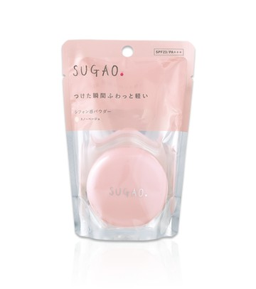 SUGAO 絲絨感蜜粉餅 雪紗米色