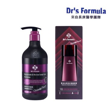 【byCEO】髮絲玩美喚黑組  逆齡喚黑洗髮精580g+豐盈喚黑頭皮養護精露150g