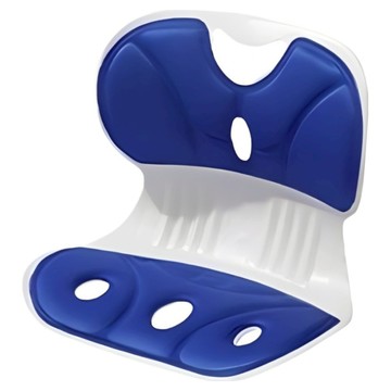 矯正坐墊 減少腰背壓力幫助養成良好體態 親膚柔軟材質 回彈性佳不易變形 科學設計支撐腰椎  藍色 + 綠色 + 粉紅色顏色隨機  35.5 x 34cm