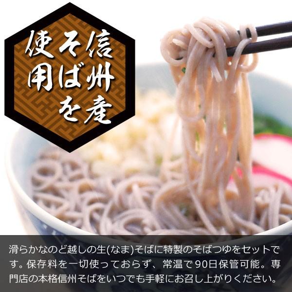 霧しな 半生そば 特製つゆ付 16食セット 蕎麦