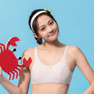 嬪婷-蟹蟹你-甲殼素 AA70-85少女內衣(貝殼粉) 學生第二階段