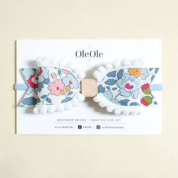 LIBERTY碎花布 寶寶頭帶 田園風 小清新 蝴蝶 嬰兒髮帶 兒童 頭飾