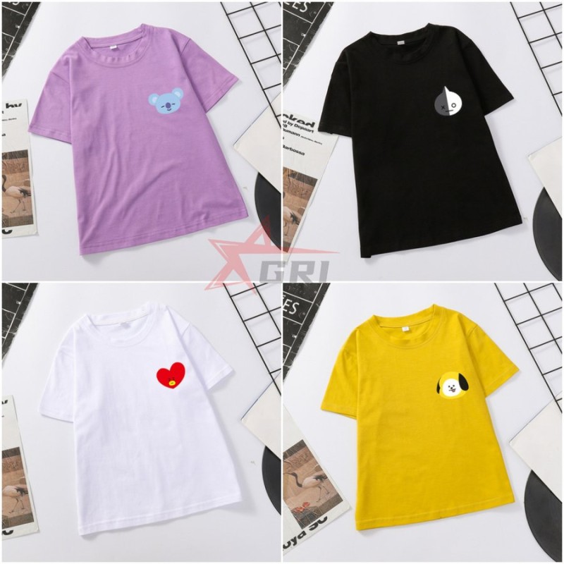 新品 BTS(防弾少年団) BT21 ラウンドネック 7ッズ 服 Tシャツ 半袖 子供服 打歌服 周辺応援服 グッズ レディース メンズ 男女兼用  春夏Tシャツ 韓流グッズ ins 通販 LINEポイント最大1.0%GET | LINEショッピング