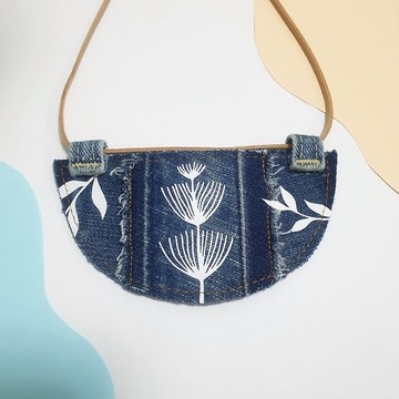 升級再造牛仔項鍊牛仔褲項鍊 OOAK 珠寶