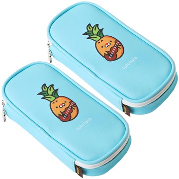 POPO FANCY Lululala 多功能鉛筆袋  鳳梨  2個