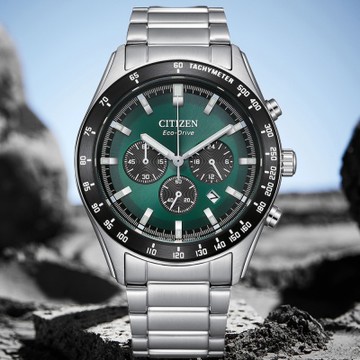 CITIZEN星辰 Chronograph系列 光動能 計時腕錶 618 年中慶 禮物 CA4674-58X