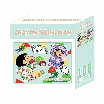 【拼圖貓】敦景 - 蠟筆小新 108片盒裝拼圖 CS3848