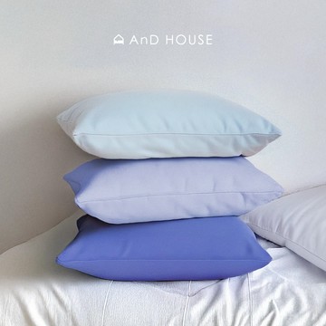 AnDHOUSE舒柔棉-放空藍色系 粉嫩藍 粉藍色 軍藍 寶石藍 深藍 | 單品枕套