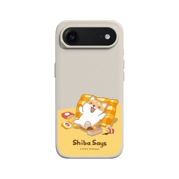 iPhone Air SolidX 貝殼灰 - 柴語錄 Shiba Says - 在家小確幸