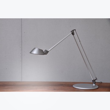 DEXLIGHT 德克斯檯燈 - 台灣製City城市之光調光型LED雙臂檯燈-座夾兩用-HL1-116-銀灰色