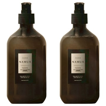 NAMUA 那木瓦 烏木&鳶尾花 光澤精油香氛沐浴露  500ml  2瓶