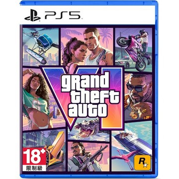 PlayStation PS5 《Grand Theft Auto VI》 一般版 (不含光碟，僅有PSN下載序號)