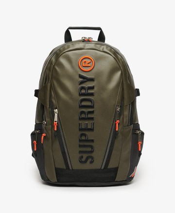 Superdry Women's Tarp Embroidered Rucksack Green Size: 1SIZE