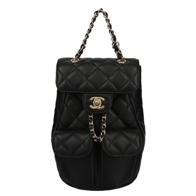 シャネル CHANEL リュックサック レディース ブラック AS3290 B08045