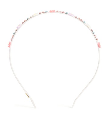 Bari Lynn Crystal-Embellished Daisy Headband