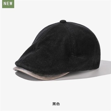 【米蘭精品】毛帽貝雷帽-日系復古前進帽正反可戴情侶款女帽子5色74ig33