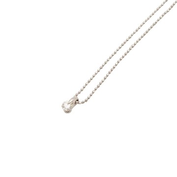 JEWELRY 無品牌珠寶 18K白金 鑽石 項鍊 【二手名牌BRAND OFF】