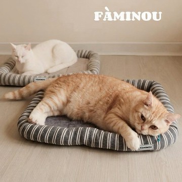 FÀMINOU．Svalka夏日降溫涼感寵物墊 冰絲降溫款 寵物窩 寵物睡墊 寵物床 貓窩狗窩 貓床 寵物居家