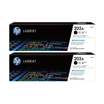 HP 【2入組】 CF500A/500A/500/202A 黑色原廠碳粉匣 適用 M254dn/M254dw/M254nw/M280nw/M281cdw