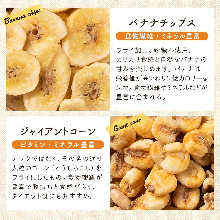 ミックスナッツ ナッツ バナナ バナナミックス 大容量 6種バナナミックスナッツ 500g×2袋 送料無料