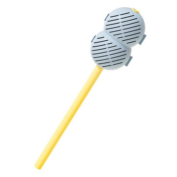 荷生活 糖葫蘆造型分離茶渣吸管茶漏 食品級PP易拆洗創意造型茶漏吸管-3入