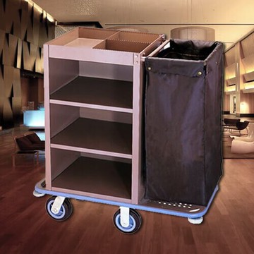 【企隆 圍欄 飯店用品】 行李車 飯店 旅館 民宿 行李架 D07 單邊客房服務車