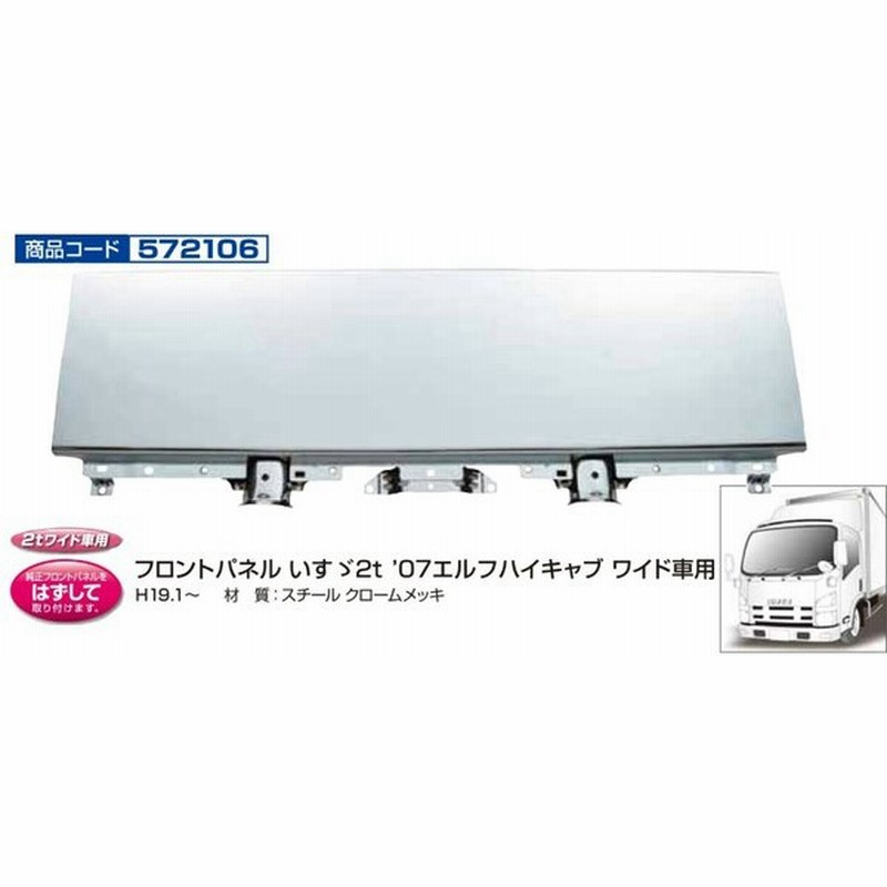 ジェットイノウエ フロントパネル いすゞ2ｔ 07エルフハイキャブ 標準車用 通販 Lineポイント最大0 5 Get Lineショッピング