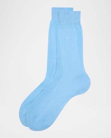 Men's Solid Crew Socks