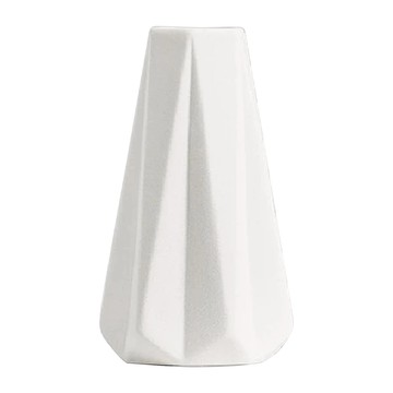 KUIBAO 快豹生活 Ingrid北歐風極簡花器 菱格紋路 大  米色